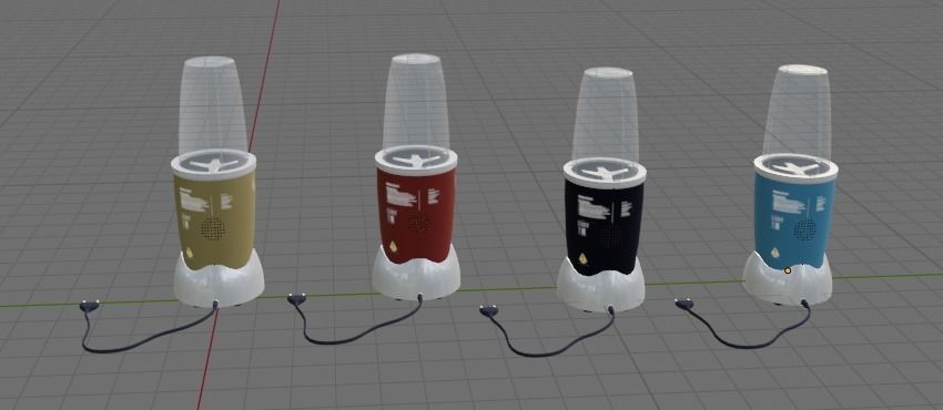 Nutribullet Smoothie mixer by Delimano 3D model_1