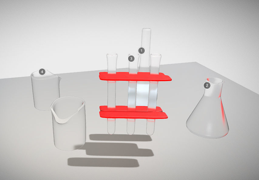 Chemistry Lab Low-poly 3D model_6