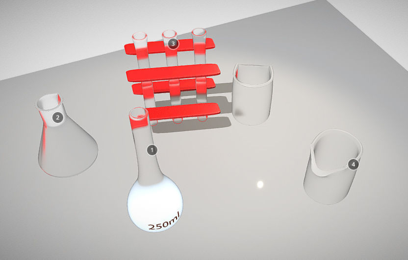 Chemistry Lab Low-poly 3D model_8