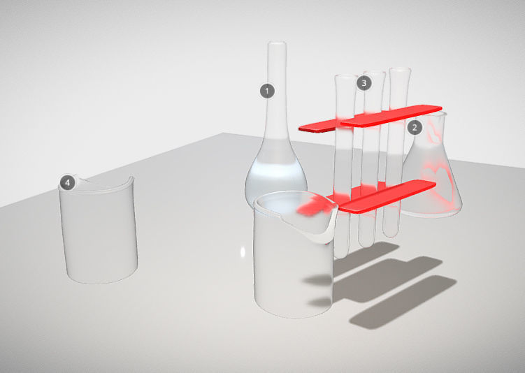 Chemistry Lab Low-poly 3D model_5