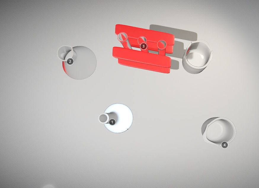 Chemistry Lab Low-poly 3D model_2