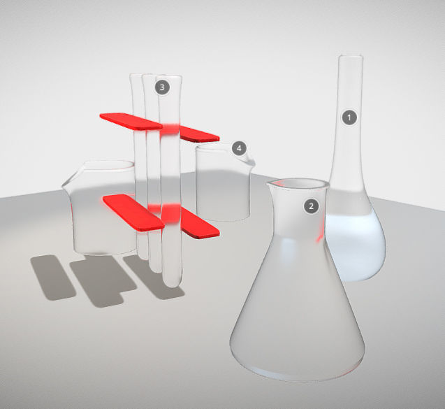 Chemistry Lab Low-poly 3D model_7