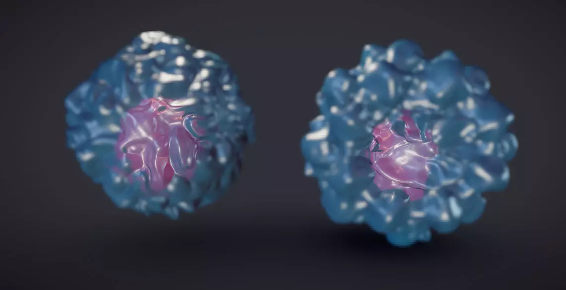 Stem Cells Low-poly 3D model