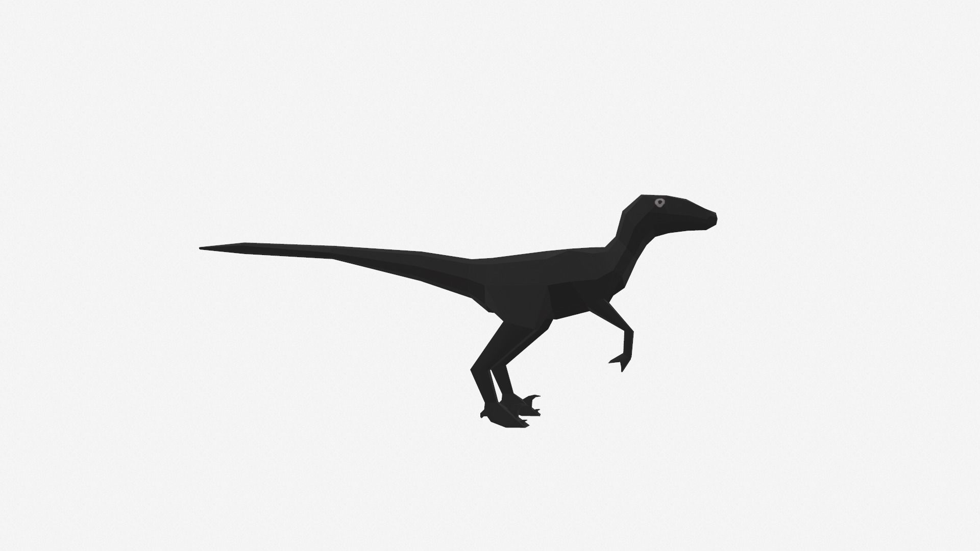 Dinosaur Cartoon - 02 Low-poly 3D model_11