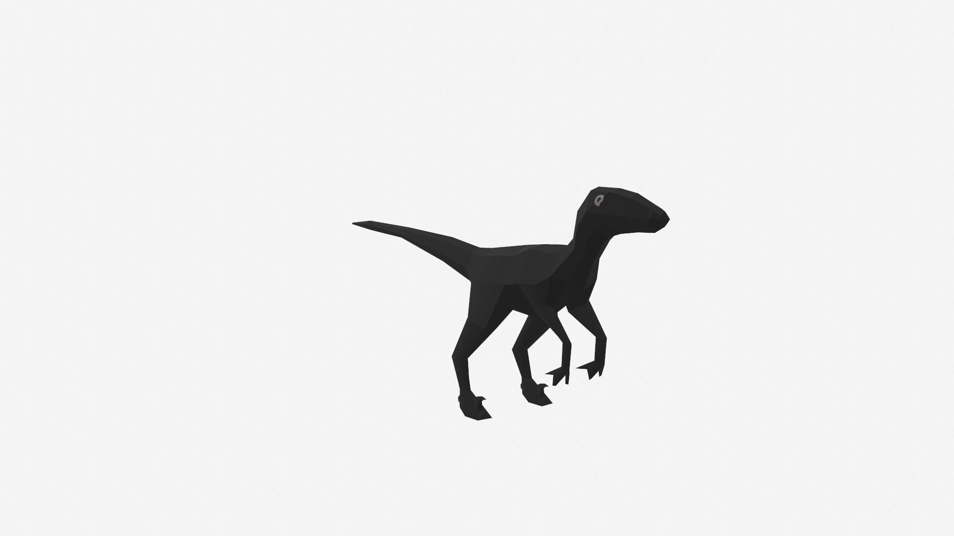 Dinosaur Cartoon - 02 Low-poly 3D model_12