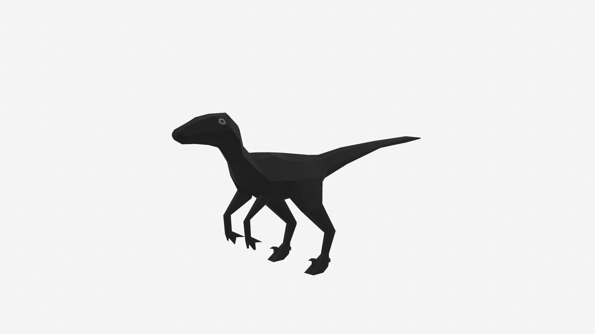 Dinosaur Cartoon - 02 Low-poly 3D model_13