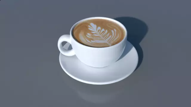 Cup of Coffee 3D model_0