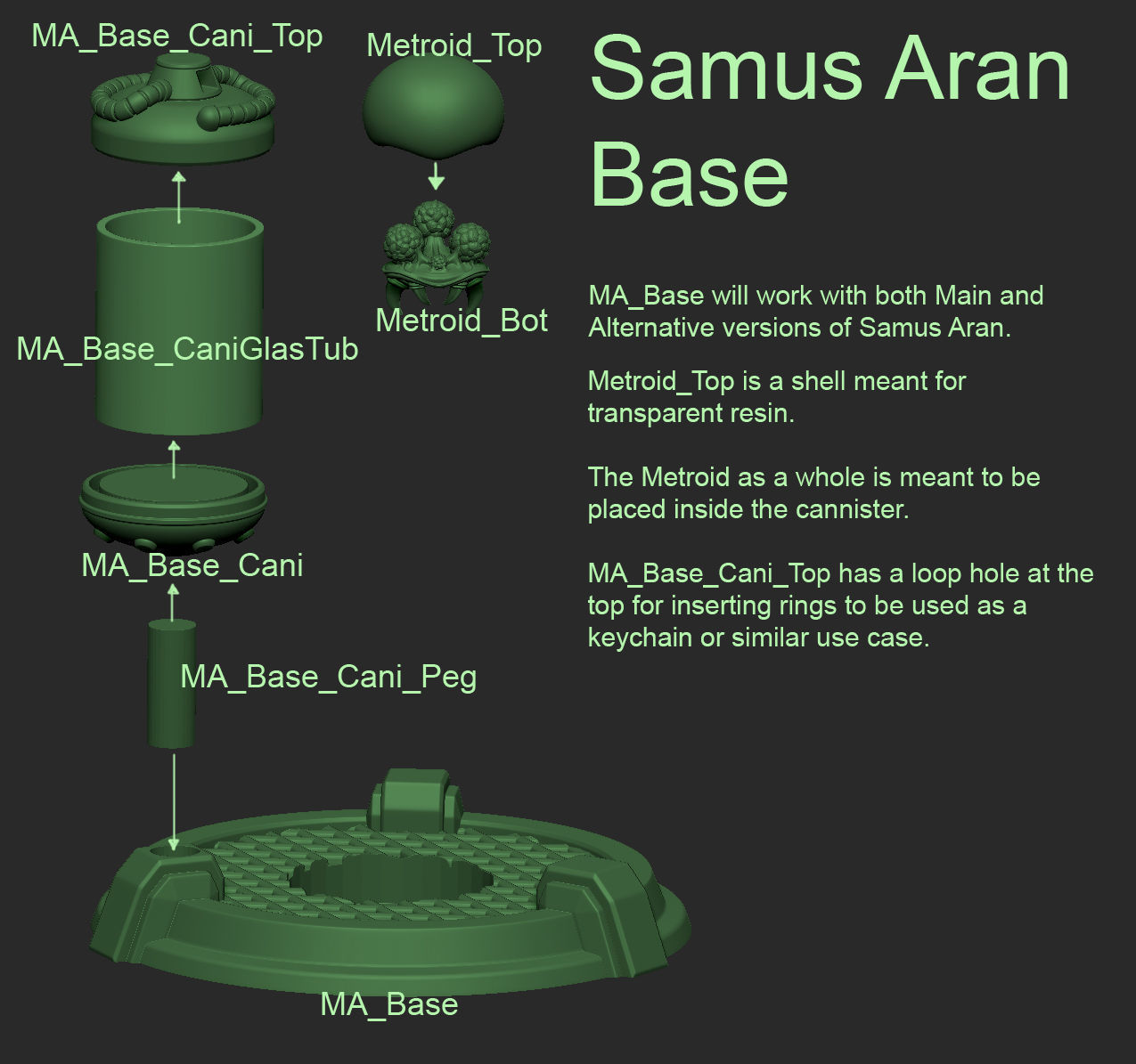 Samus Aran Zero Suit SFW and NSFW Figurine 3D Print Model STL 3D print model_8