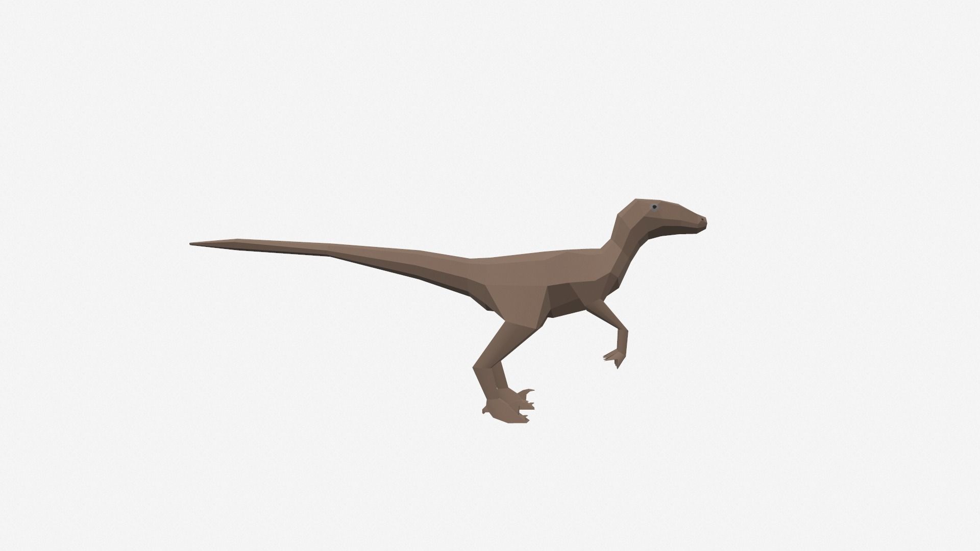 Dinosaur Cartoon - 04 Low-poly 3D model_12