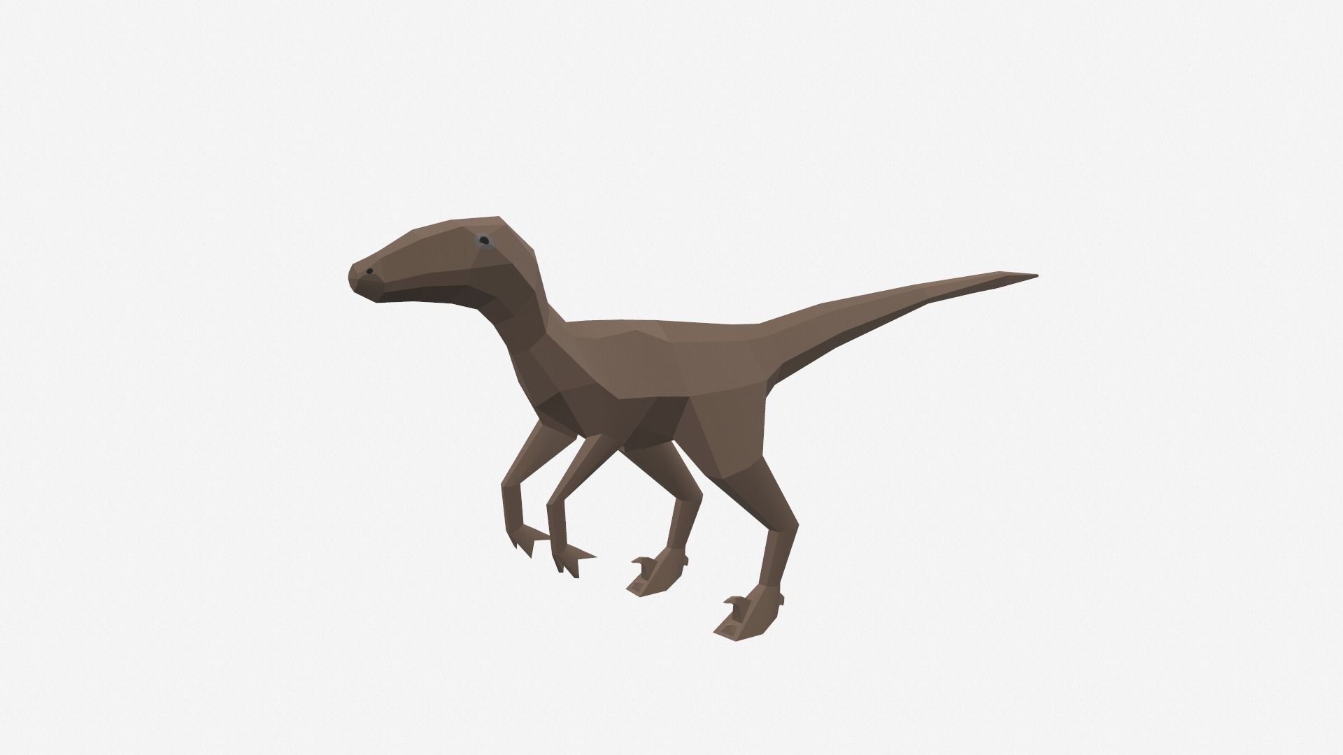 Dinosaur Cartoon - 04 Low-poly 3D model_14