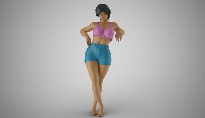 Leaning Arms 3D print model