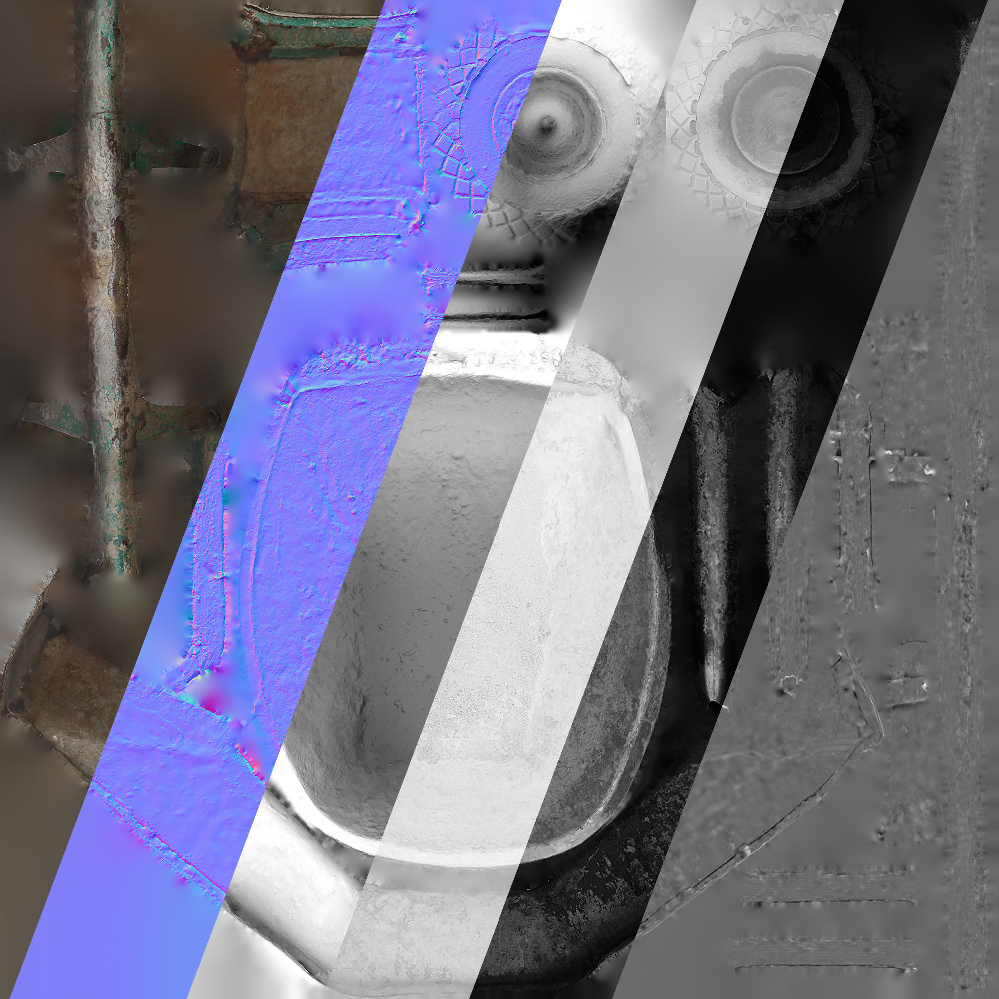 Ultra realistic Wheelbarrow Low-poly 3D model_10