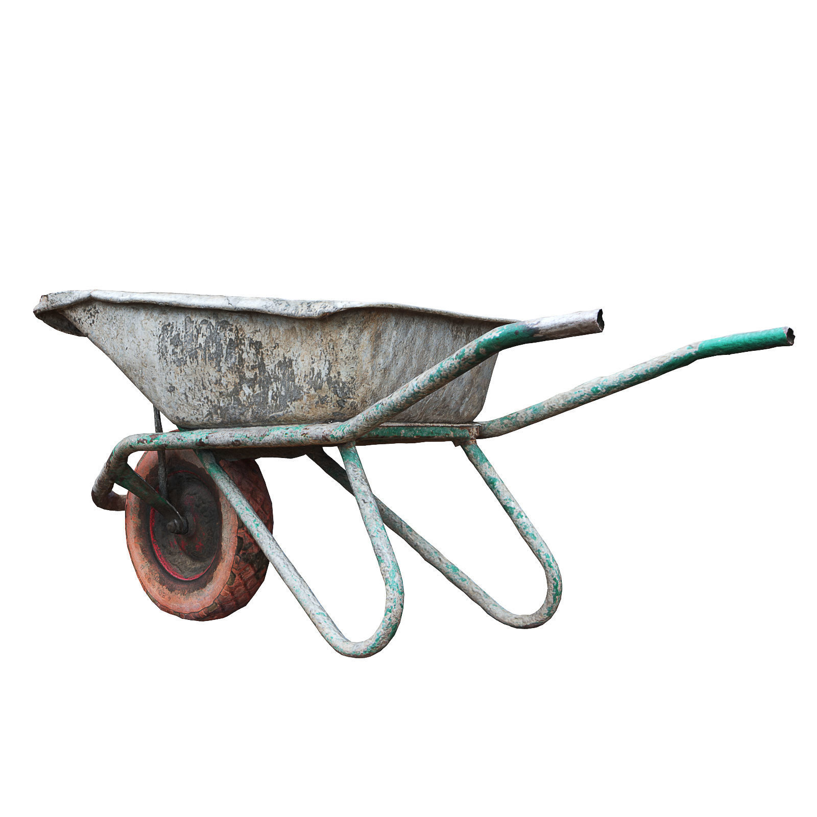 Ultra realistic Wheelbarrow Low-poly 3D model_3