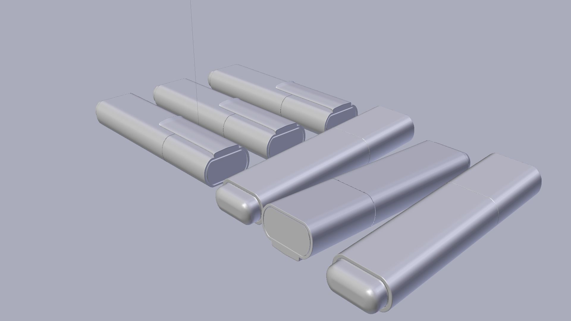 marker pen - highliting pen - glow pen 3D model_2