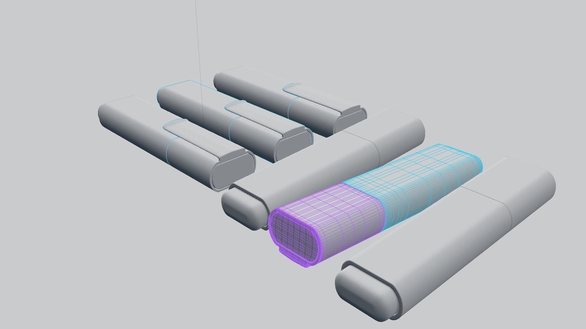 marker pen - highliting pen - glow pen 3D model_5