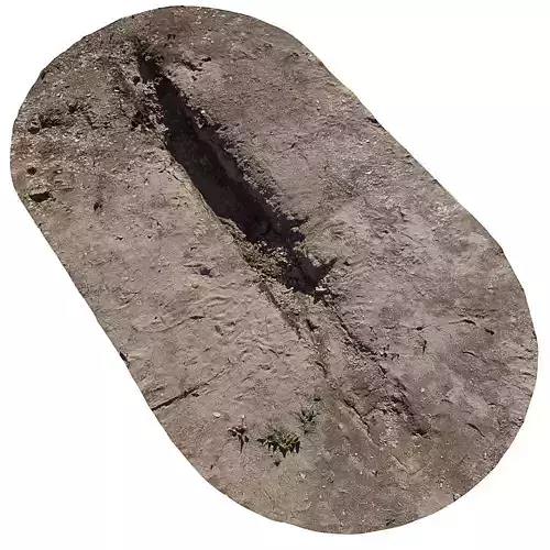Ultra realistic Trench 3D model