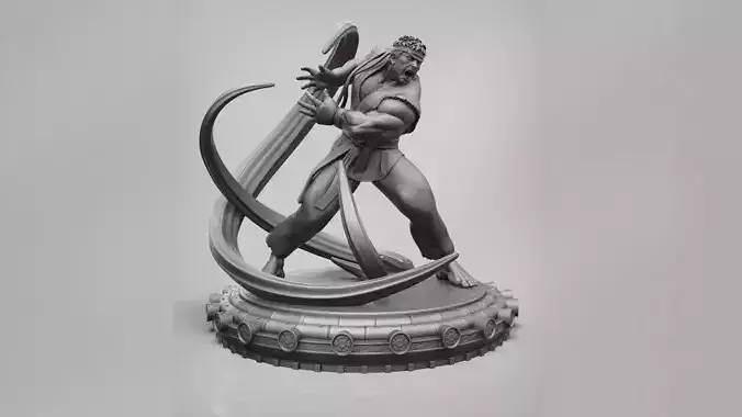 Ryu - Street Fighter Fan Art 3D Printable 3D print model