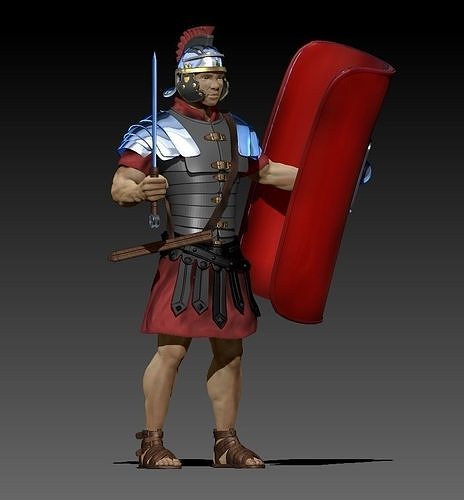 Roman Soldier 3D print model