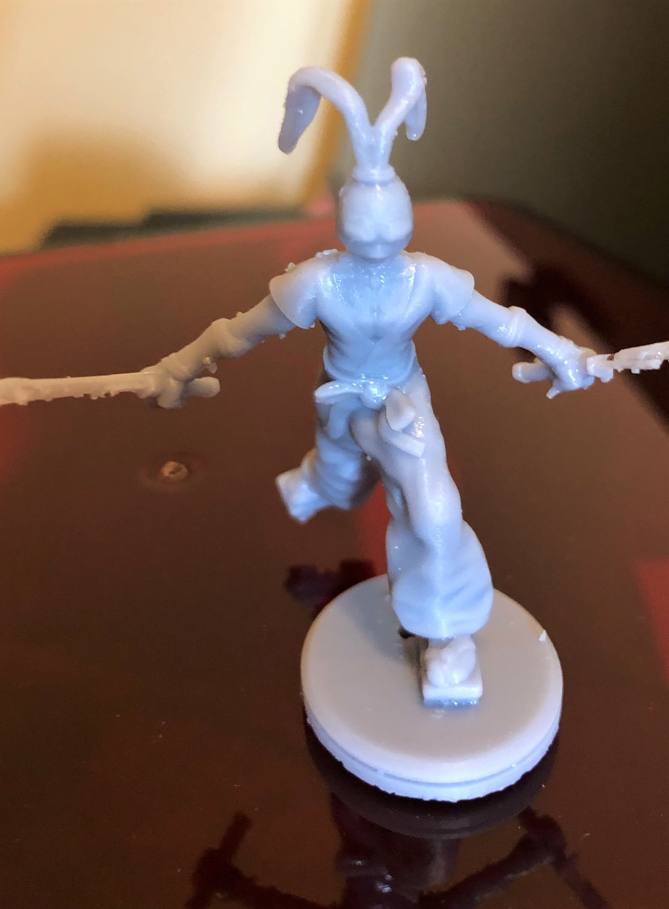 Usagi toy figure holding sword Free 3D print model_8