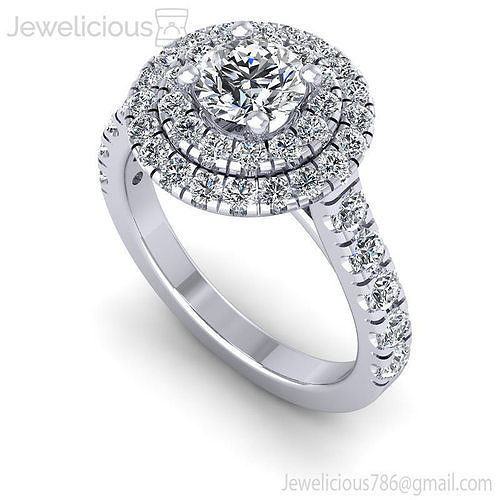Jewelicious-1423-Ring rose gold diamond halo engagement ring