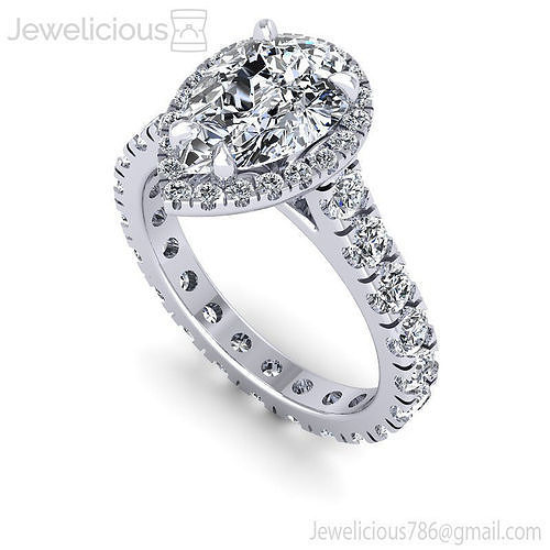Jewelicious-1412-Ring oval diamond engagement ring in rose gold