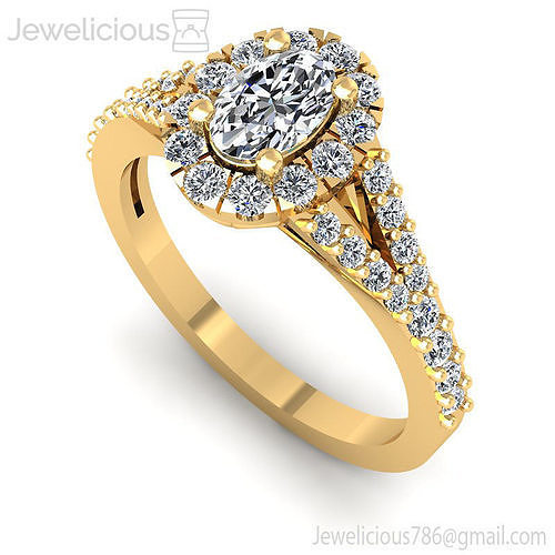 Jewelicious-1394-Ring oval diamond halo engagement ring gold