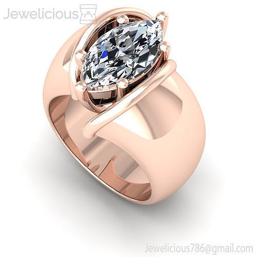 Jewelicious-1375-Ring marquise cut diamond ring