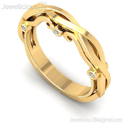 Jewelicious-1366-Ring-A elegant wedding ring gold