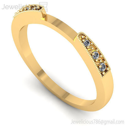 Jewelicious-1329-Ring gold wedding band with diamonds