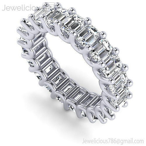 Jewelicious-1299-ring emerald cut diamond eternity band