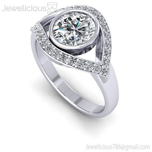 Jewelicious-1233-Ring diamond engagement ring gold