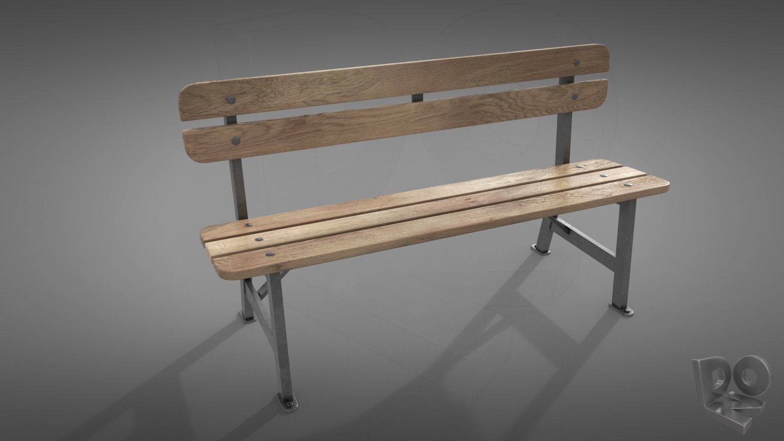 Benches bench 3D Model Collection_17