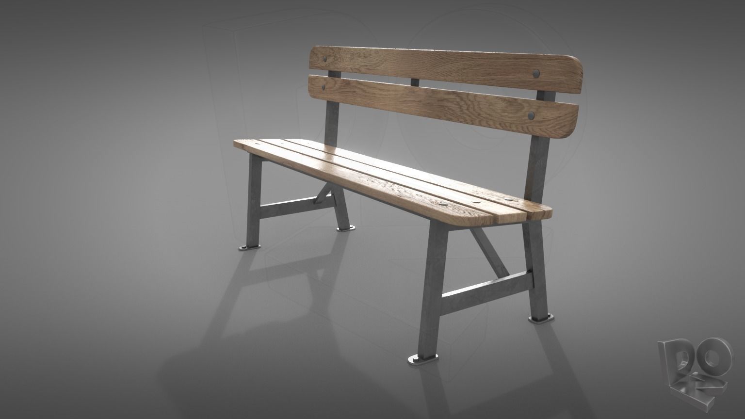 Benches bench 3D Model Collection_15