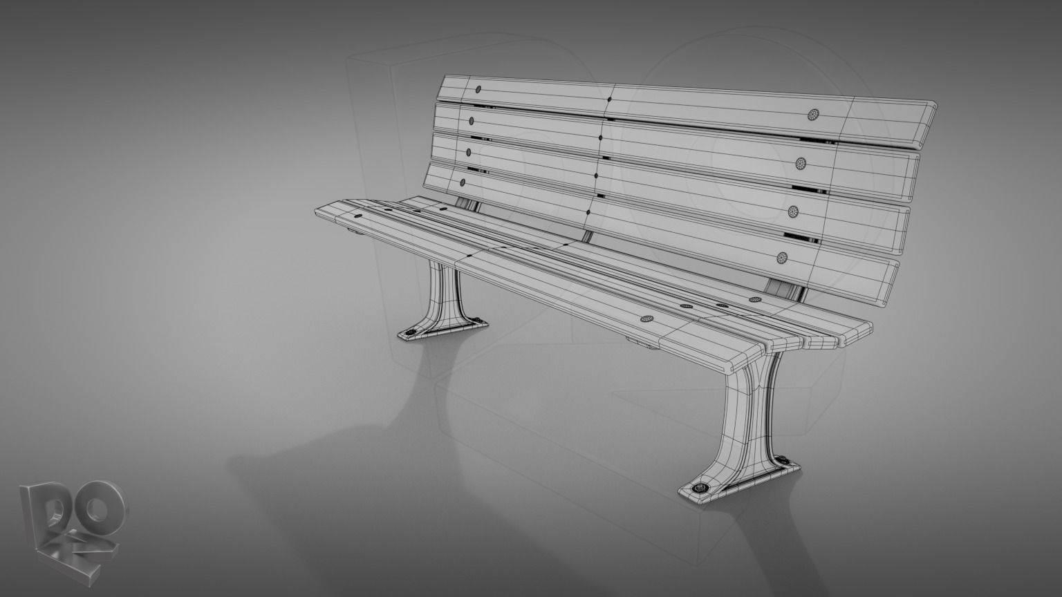 Benches bench 3D Model Collection_8