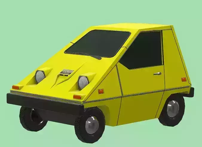 Sebring-Vanguard Citicar 1976 Low-poly 3D model