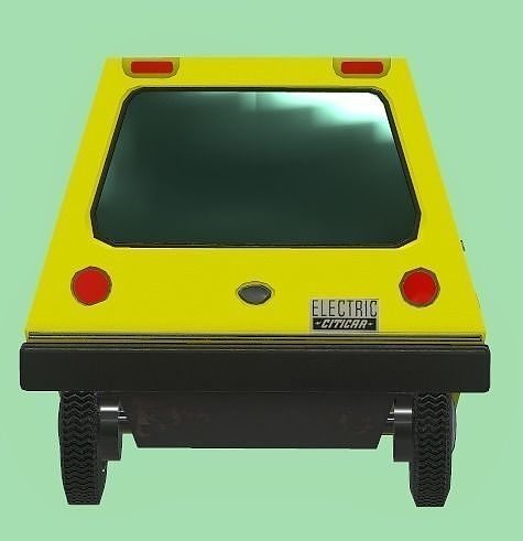 Sebring-Vanguard Citicar 1976 Low-poly 3D model 3
