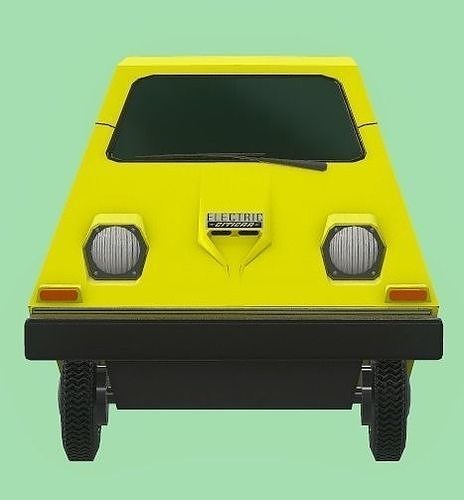 Sebring-Vanguard Citicar 1976 Low-poly 3D model 2