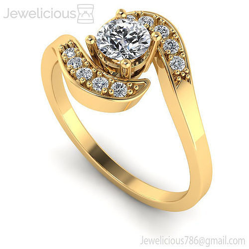 Jewelicious-1171-Ring diamond engagement ring gold