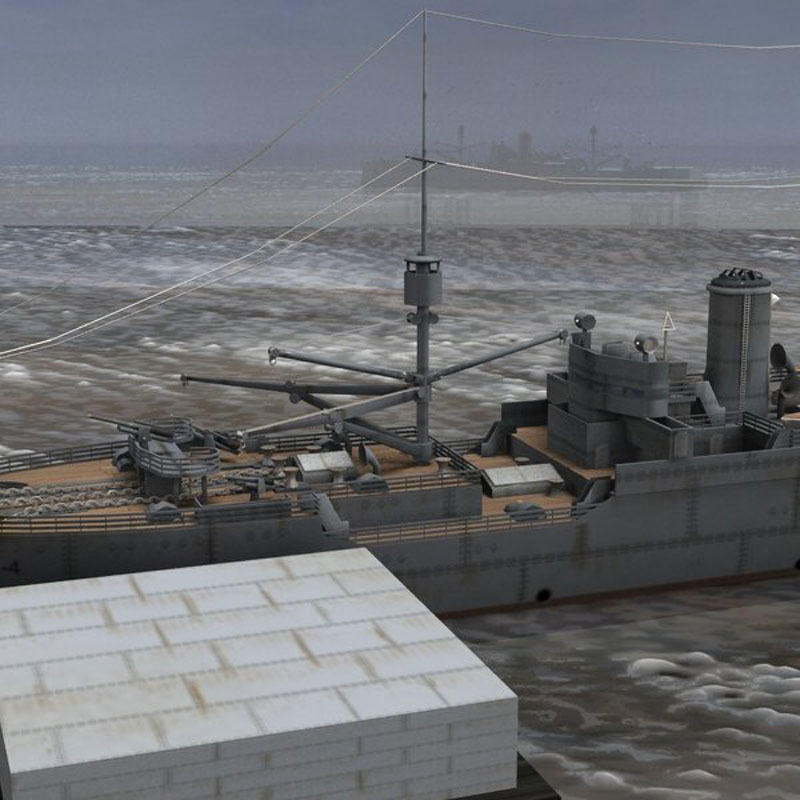 USS Vestal in obj and 3ds formats 3D model_15