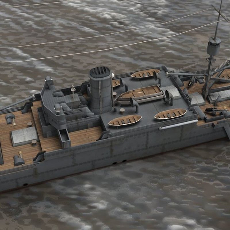 USS Vestal in obj and 3ds formats 3D model_16