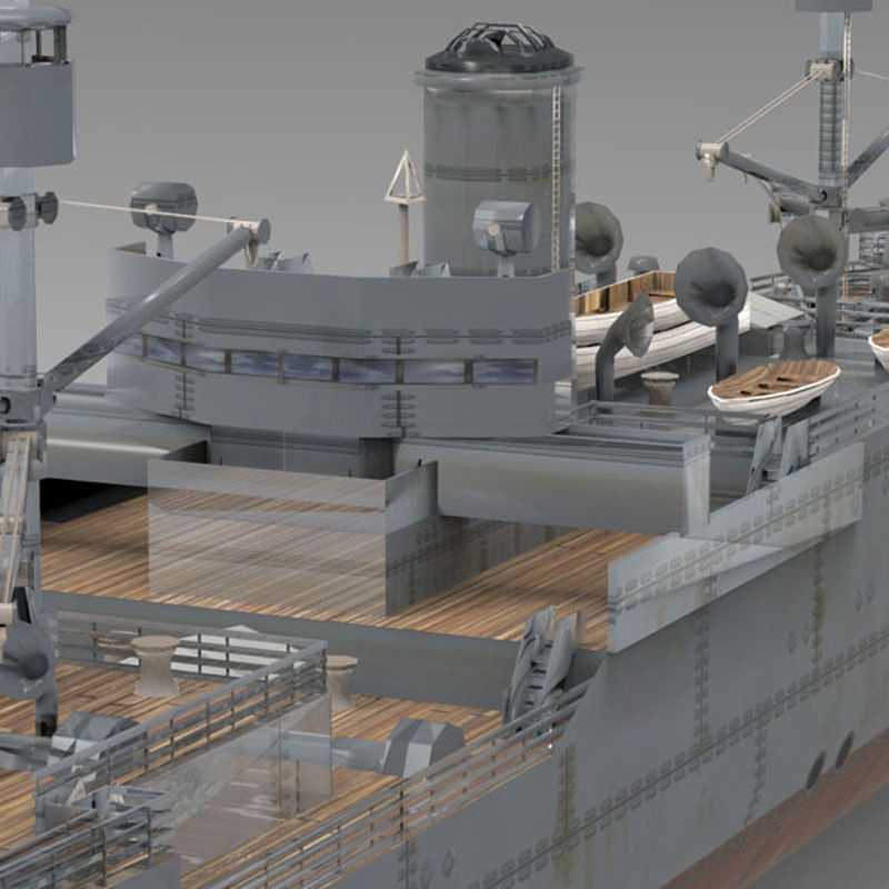 USS Vestal in obj and 3ds formats 3D model_20