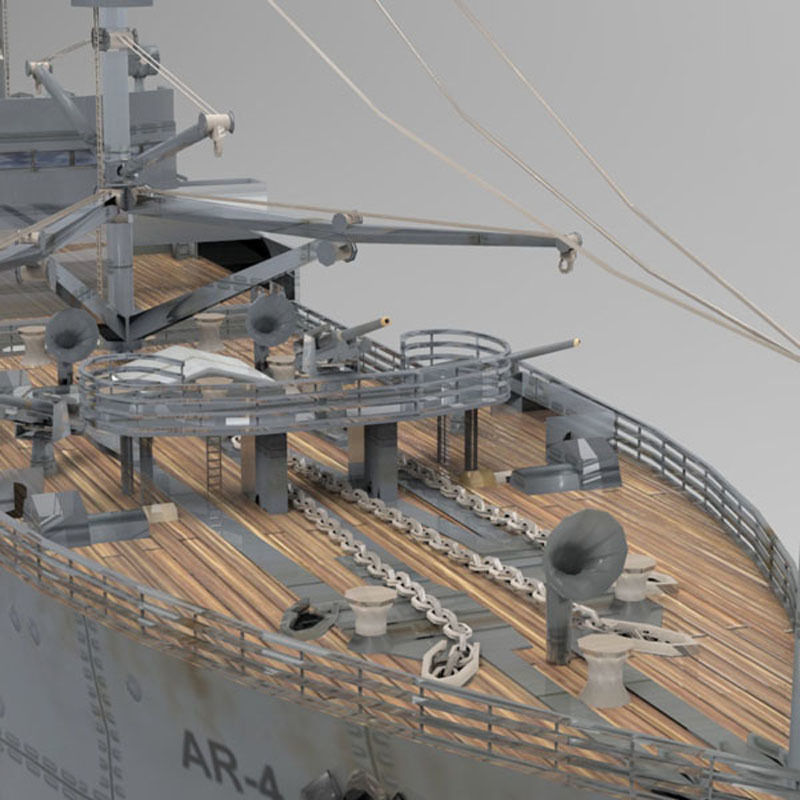USS Vestal in obj and 3ds formats 3D model_19