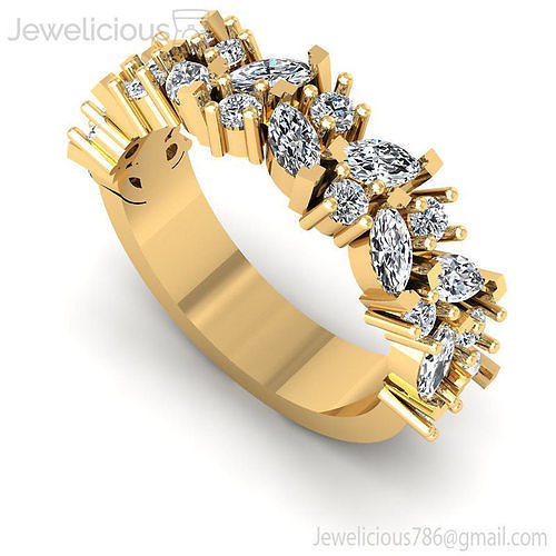 Jewelicious-1816-Ring marquise cut diamond ring in gold
