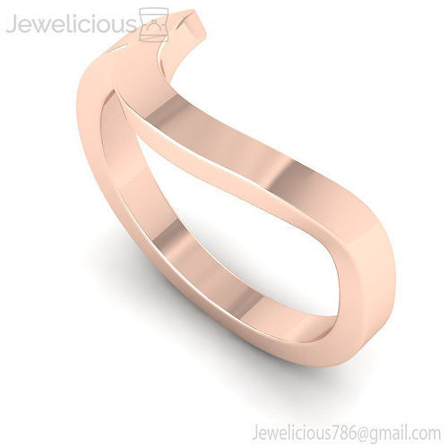 Jewelicious-1790-Ring rose gold curved wedding band