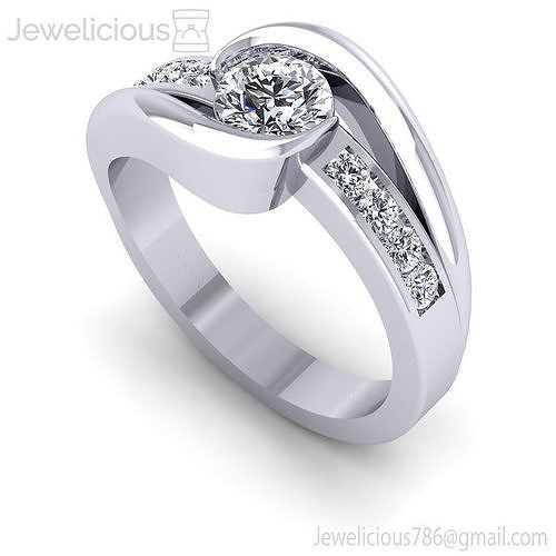 Jewelicious-1784-Ring diamond engagement ring gold