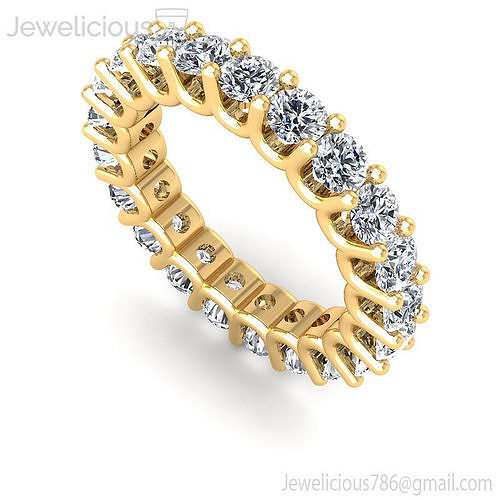 Jewelicious-1657-Ring gold diamond eternity ring