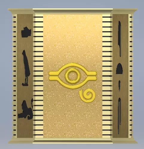 Yu-Gi-Oh Millennium item styled cup  3D print model_0