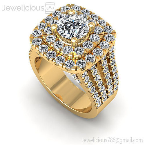 Jewelicious-1619-Ring halo diamond engagement ring
