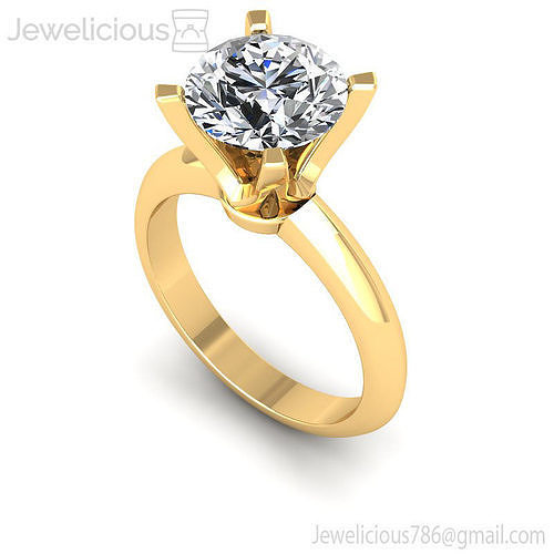 Jewelicious-1556-Ring diamond solitaire engagement ring