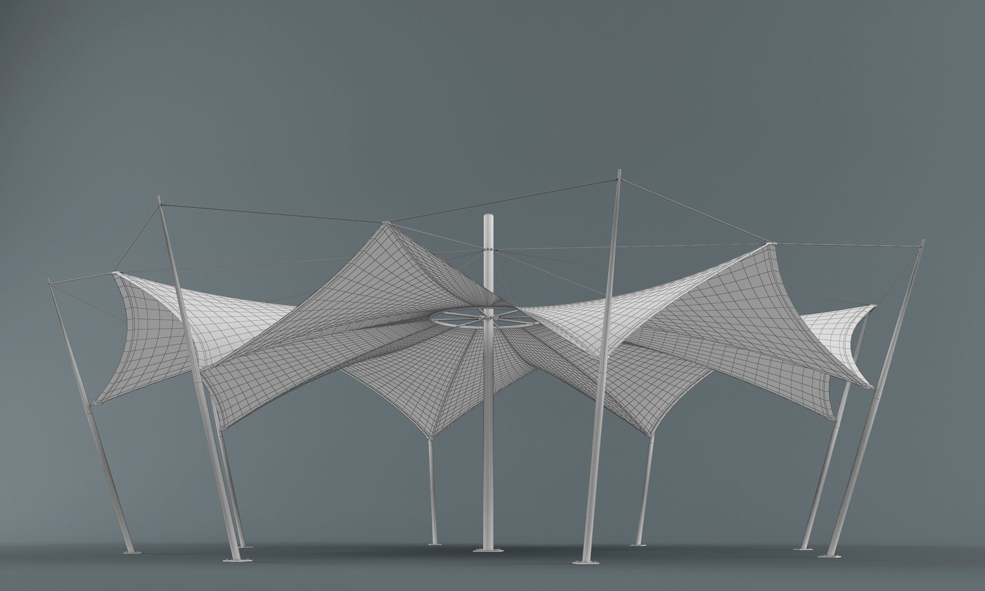 Canopy Tent 3D model_12